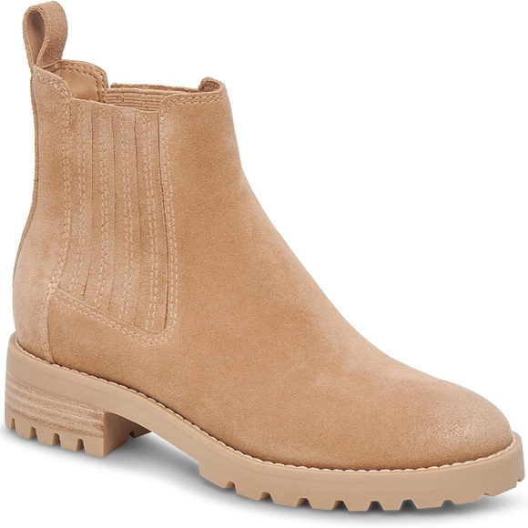 DOLCE VITA fraya h2o waterproof boots in taupe size 7 - Picture 1 of 2